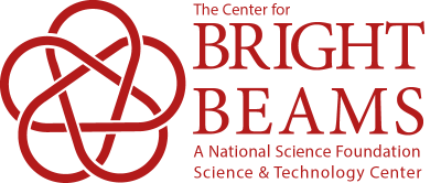 The center of bright beam logo